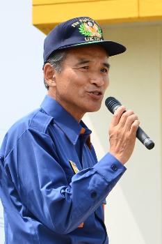 自主防災を訴える髙木典雄市長