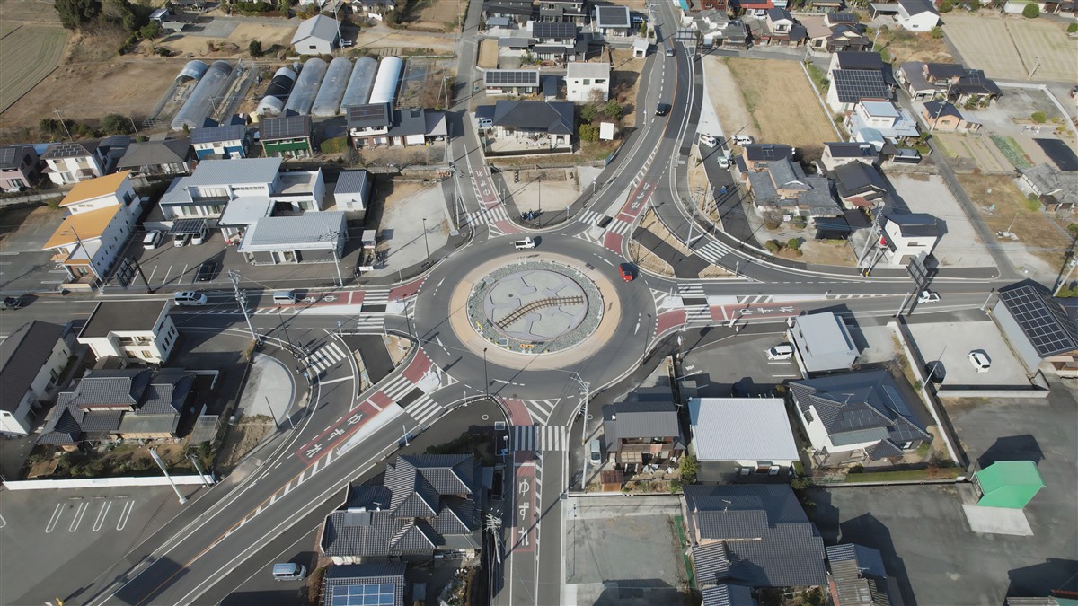 ぐるっとつながる　ラウンドアバウト完成の画像