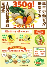 野菜350gポスター