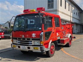 物件番号4 水槽付消防付消防ポンプ自動車トヨタ